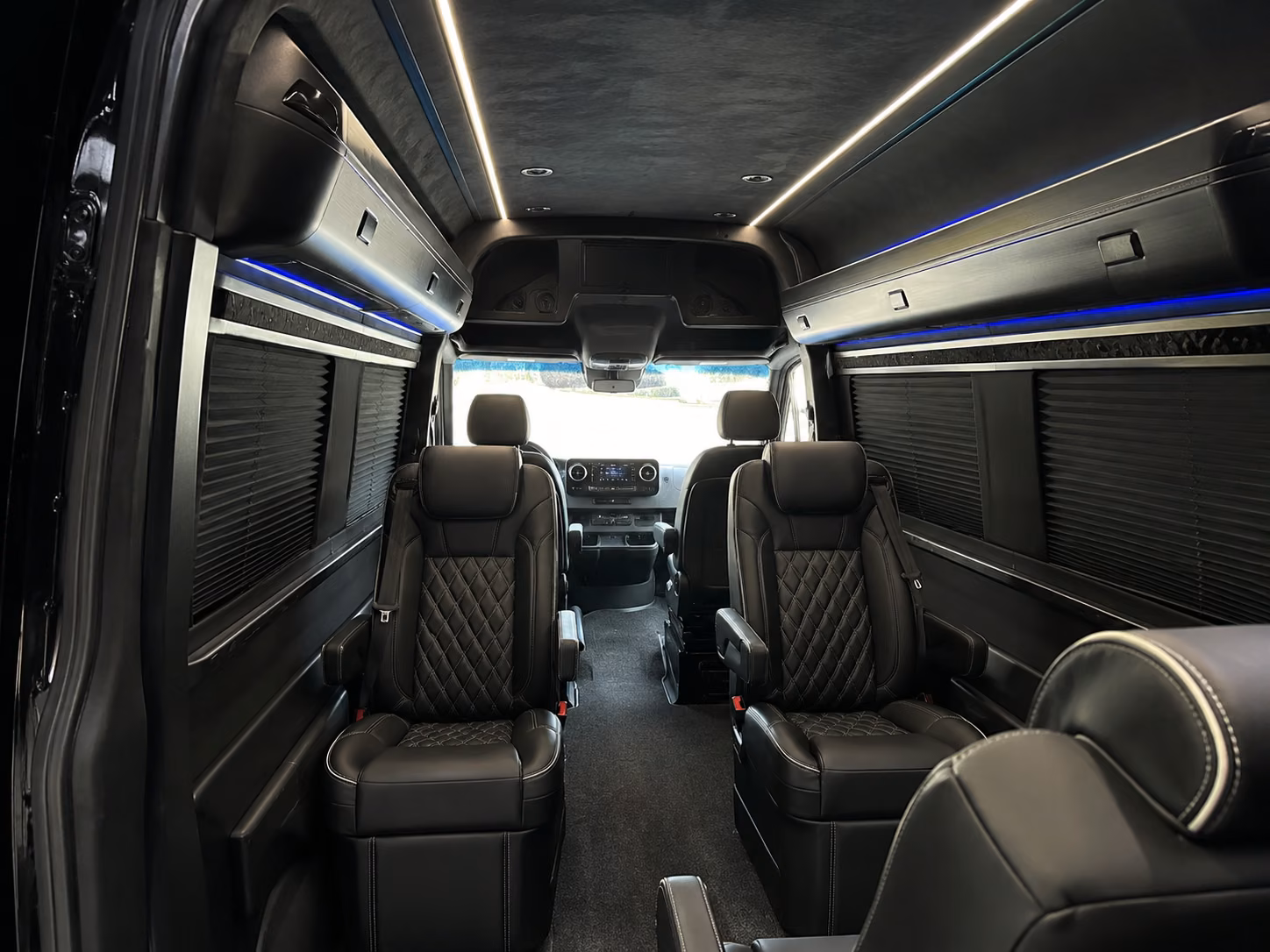 sunnyvale 15 passenger sprinter van inside