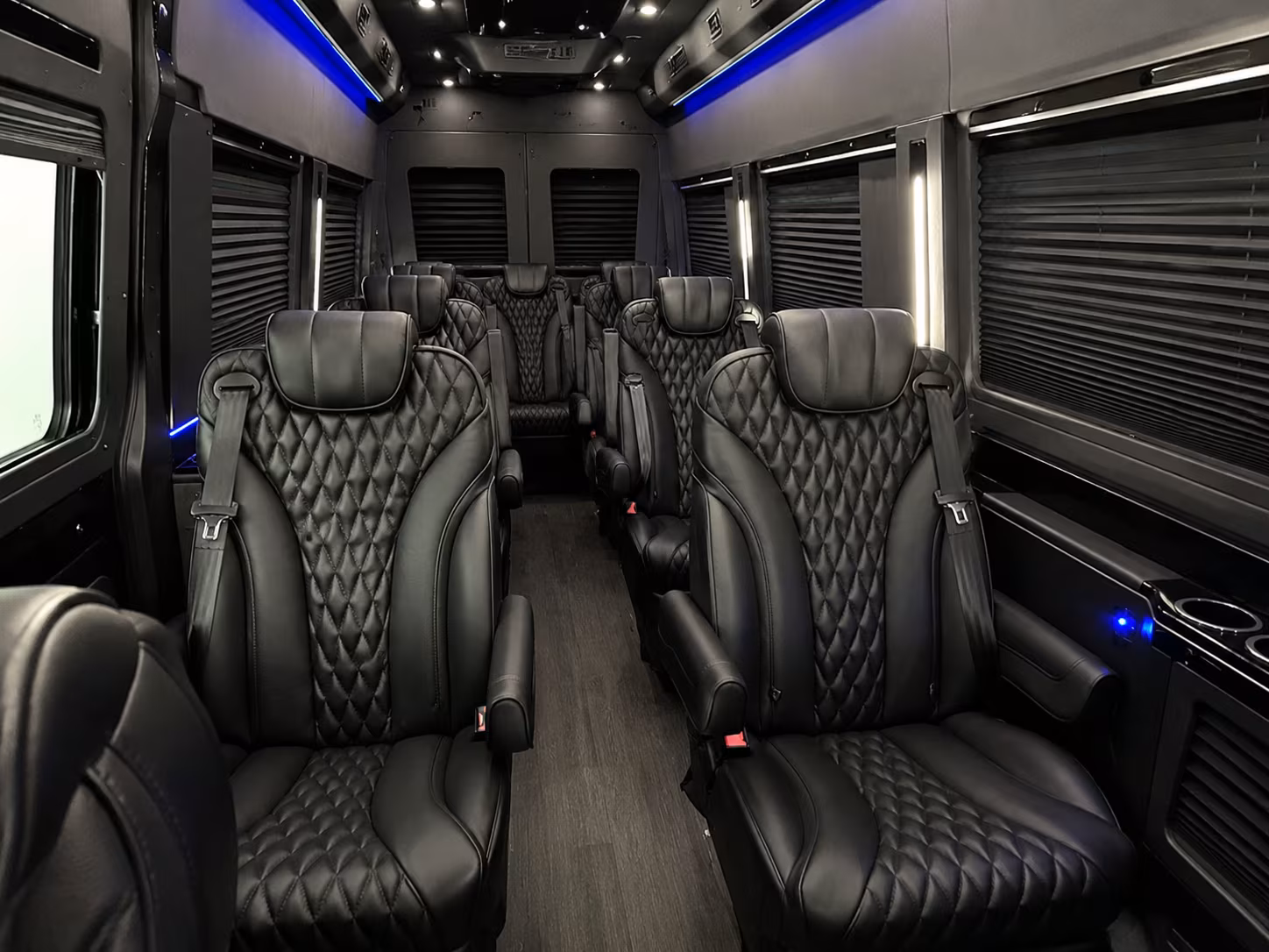 sunnyvale 18 passenger sprinter van inside