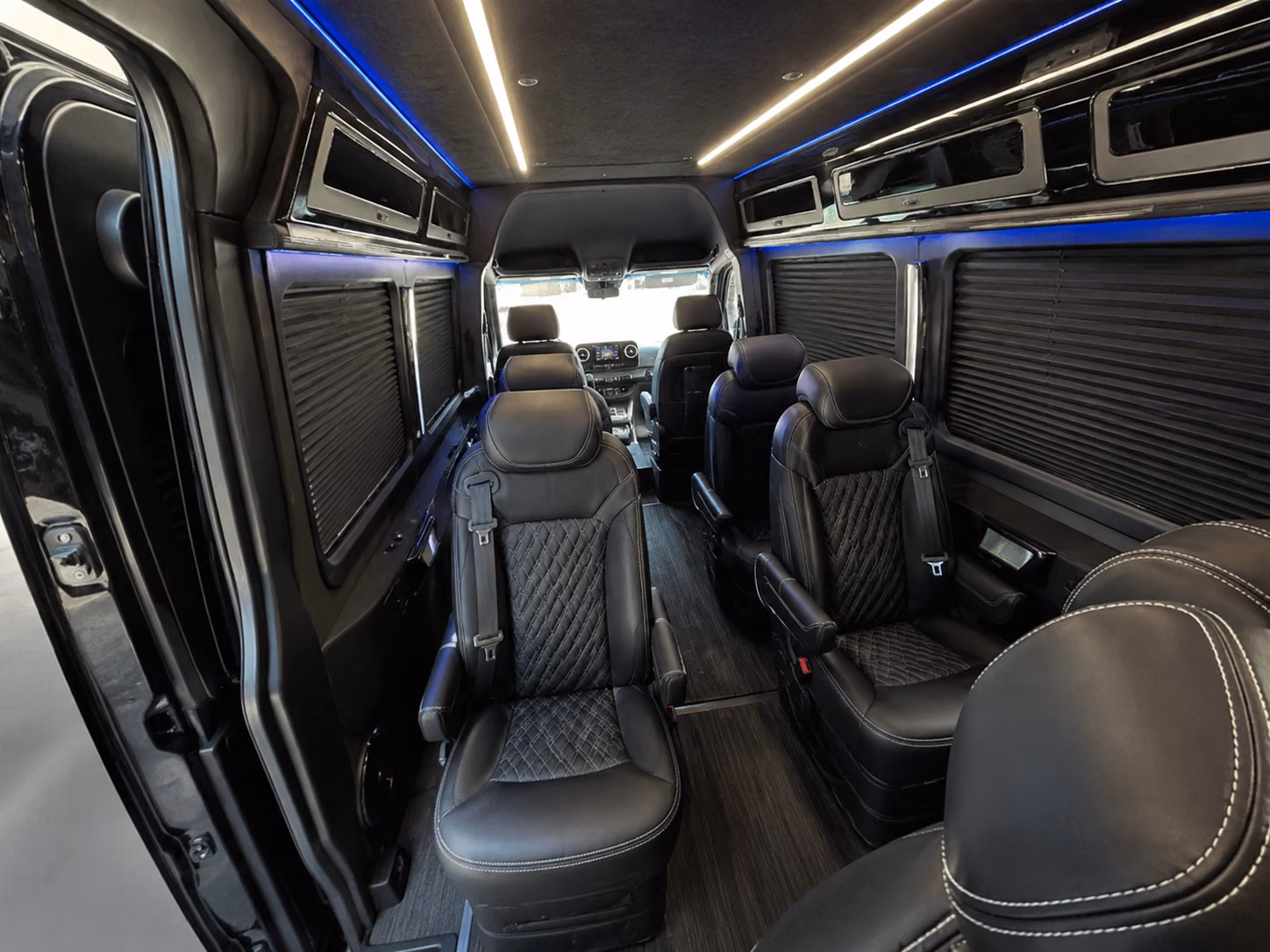 sunnyvale 8 passenger sprinter van inside