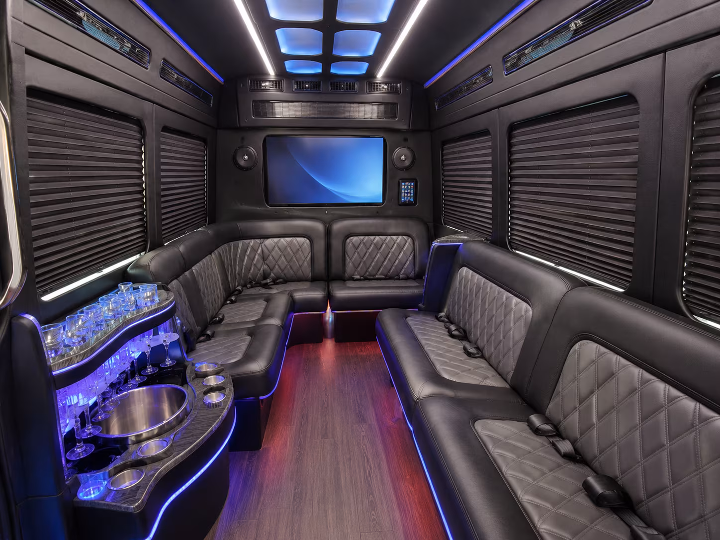 sunnyvale sprinter limousine inside
