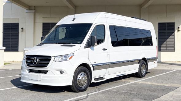 sunnyvale wedding sprinter van rental